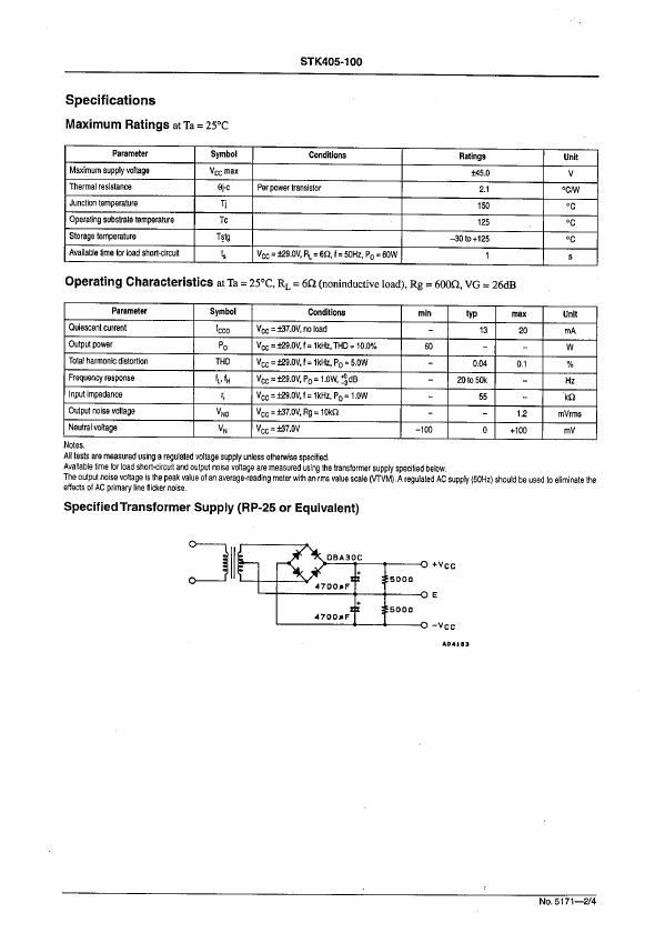 STK405-100