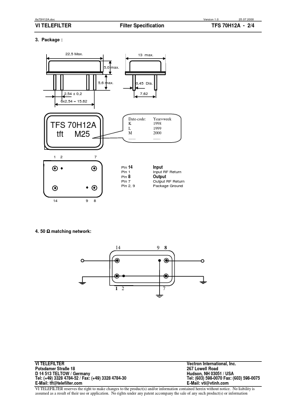 TFS70H12A