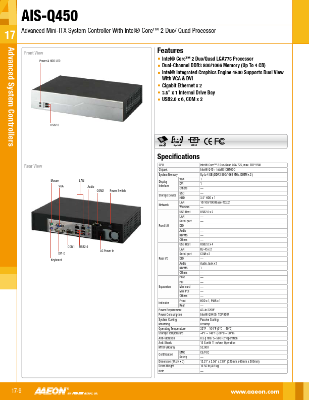 AIS-Q450 Datasheet Preview