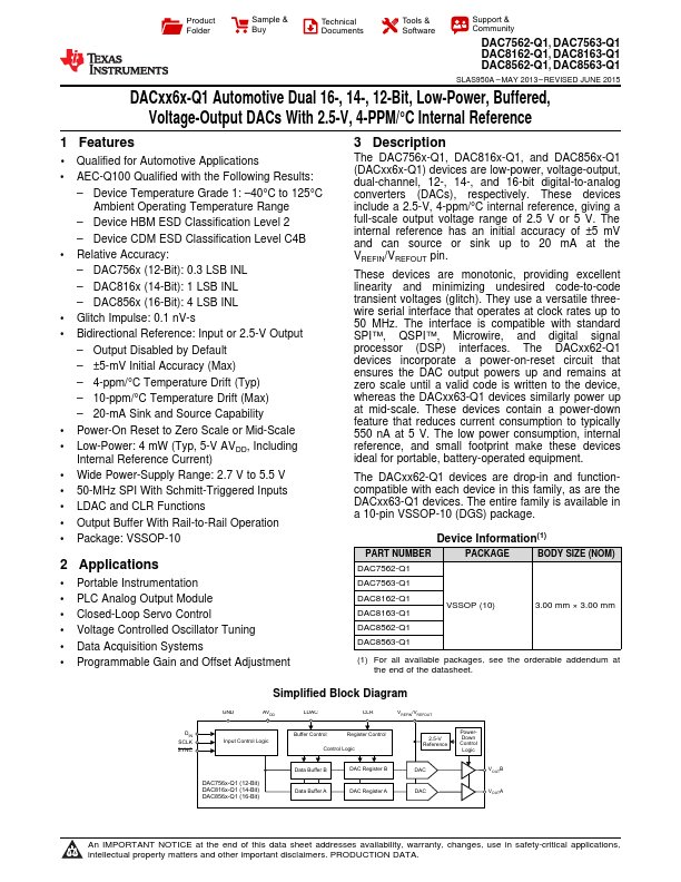 DAC8563-Q1