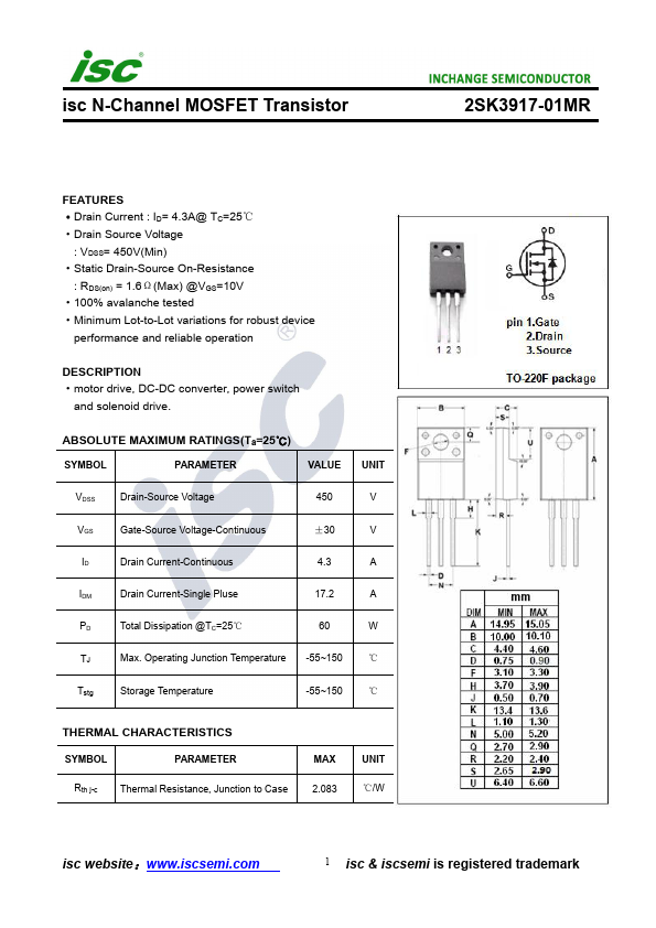 2SK3917-01MR