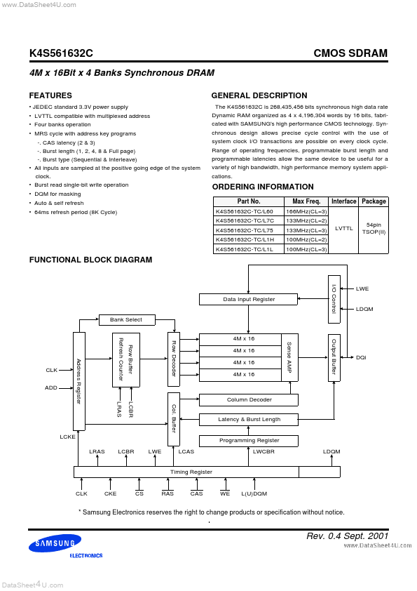 K4S561632C