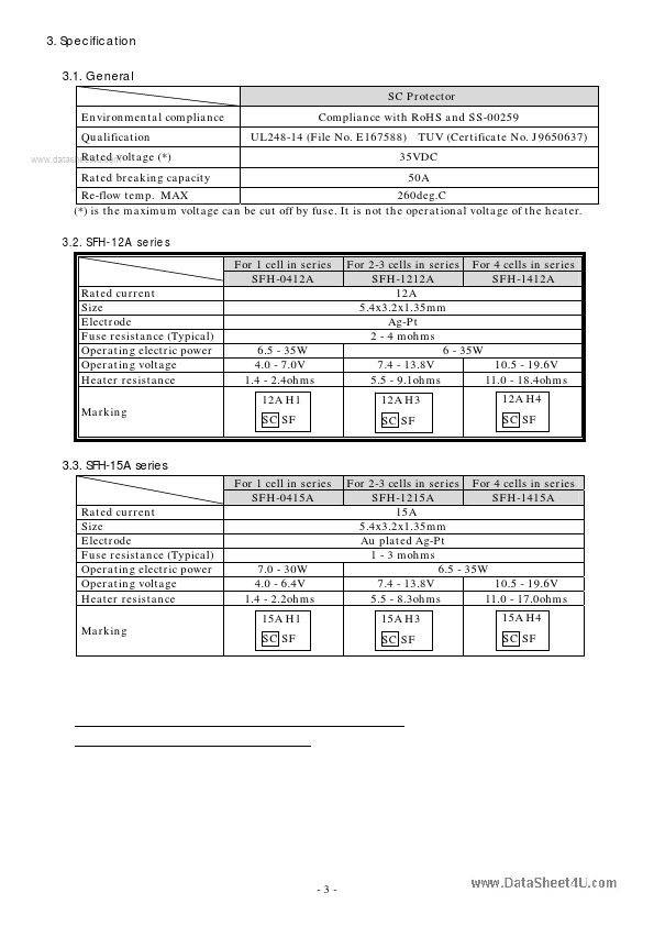 SFH-1412A