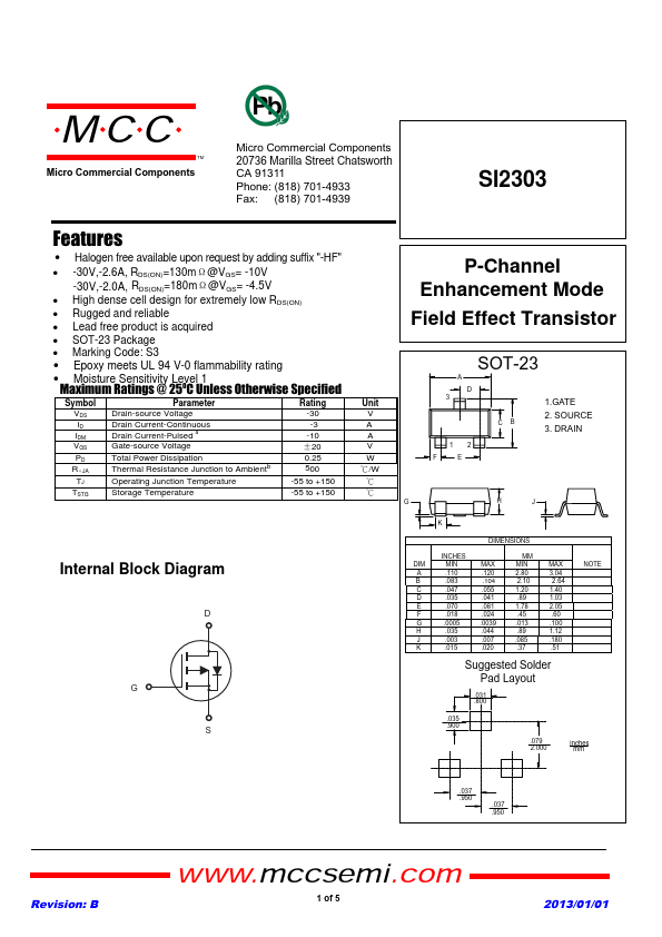 SI2303