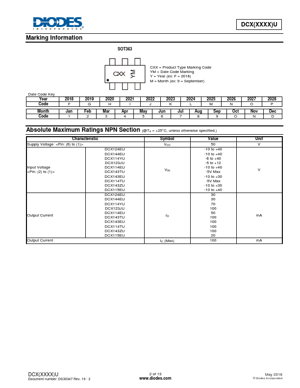 DCX123JU