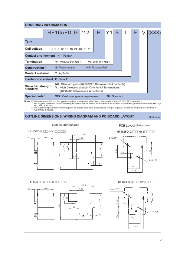 HF165FD-G