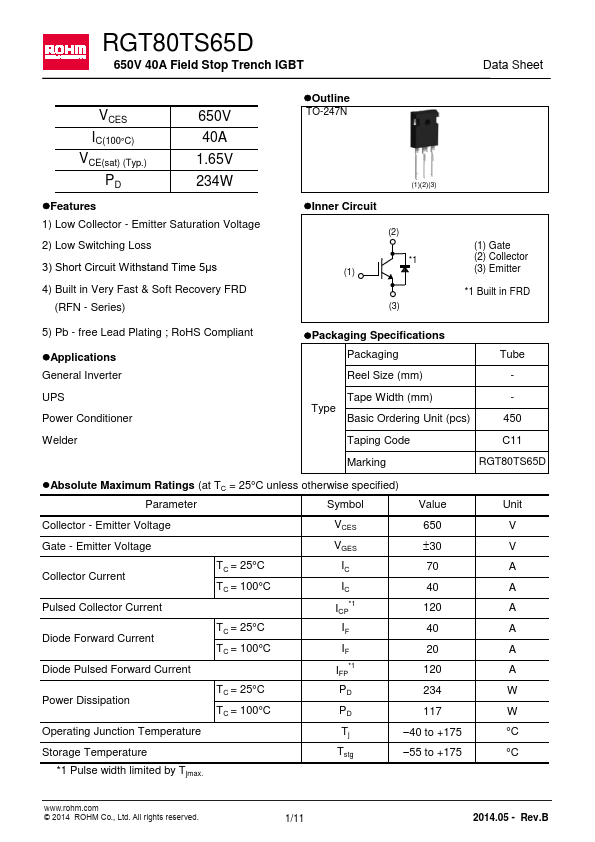 RGT80TS65D