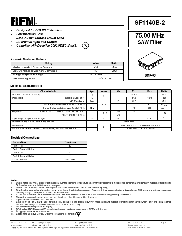 SF1140B-2