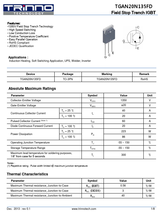 TGAN20N135FD