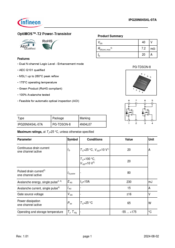 4N04L07 Datasheet Preview