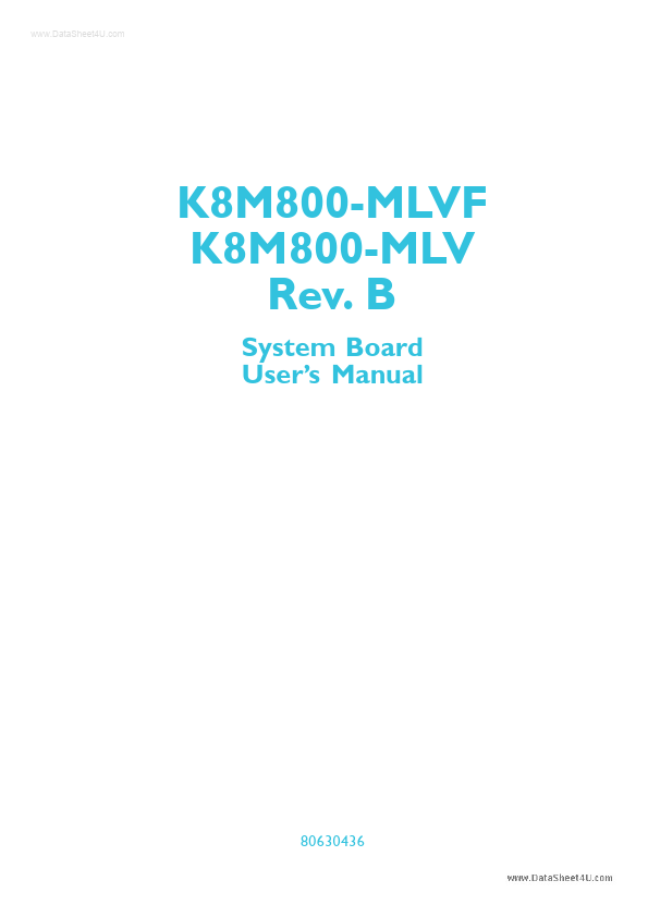 K8M800-MLV