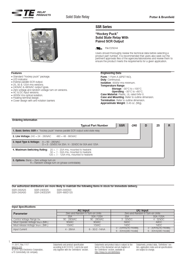 SSR-240D25R