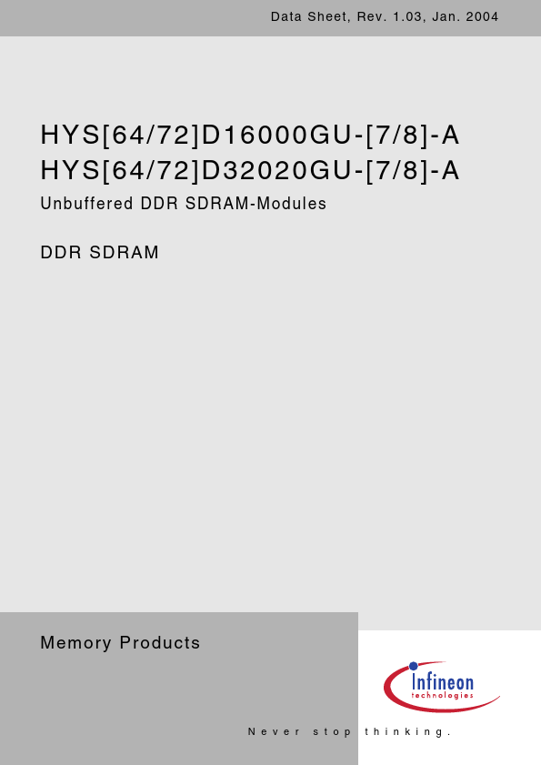 HYS72D16000GU-8-A