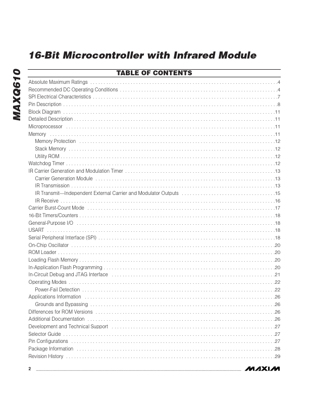 MAXQ610