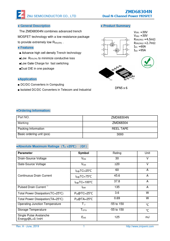 ZMD68304N Datasheet Preview