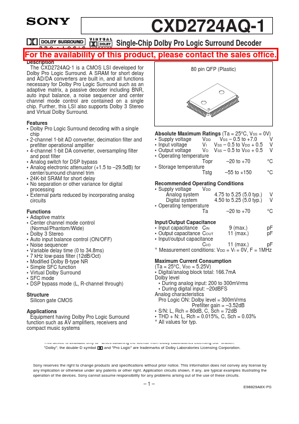 CXD2724AQ-1