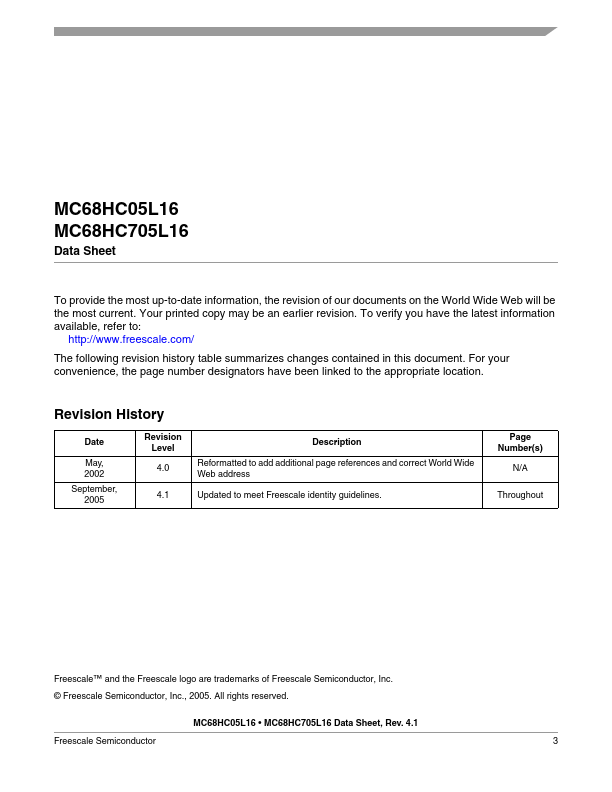 MC68HC05L16