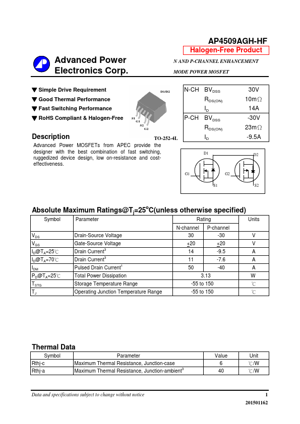 AP4509AGH-HF