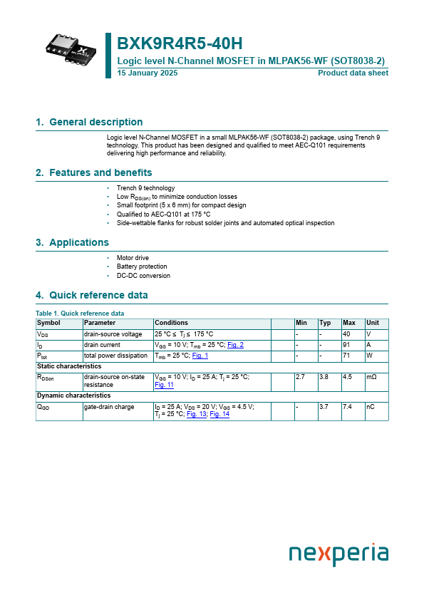 BXK9R4R5-40H Datasheet Preview