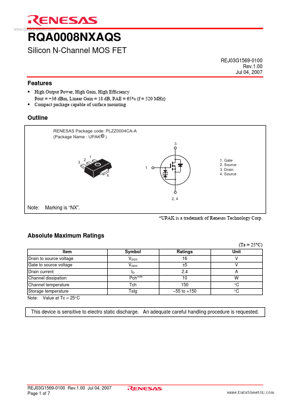 RQA0008NXAQS