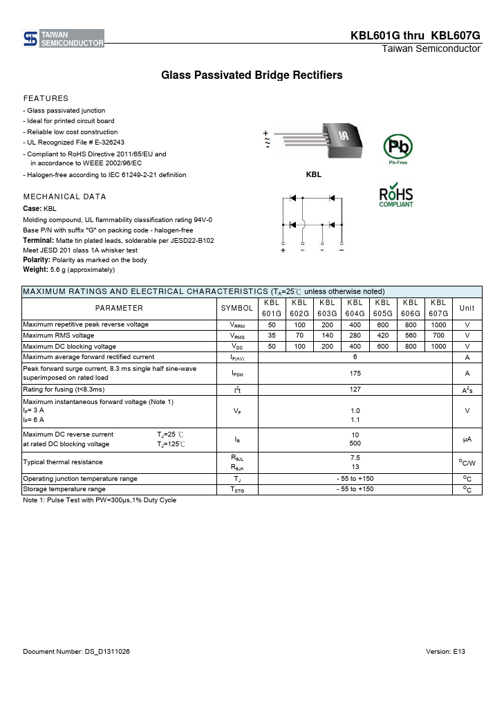 KBL603G