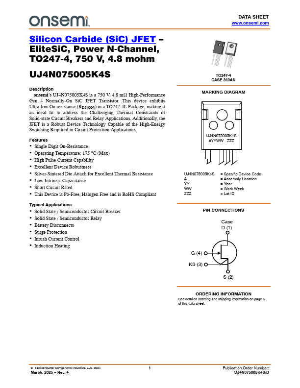 UJ4N075005K4S Datasheet Preview