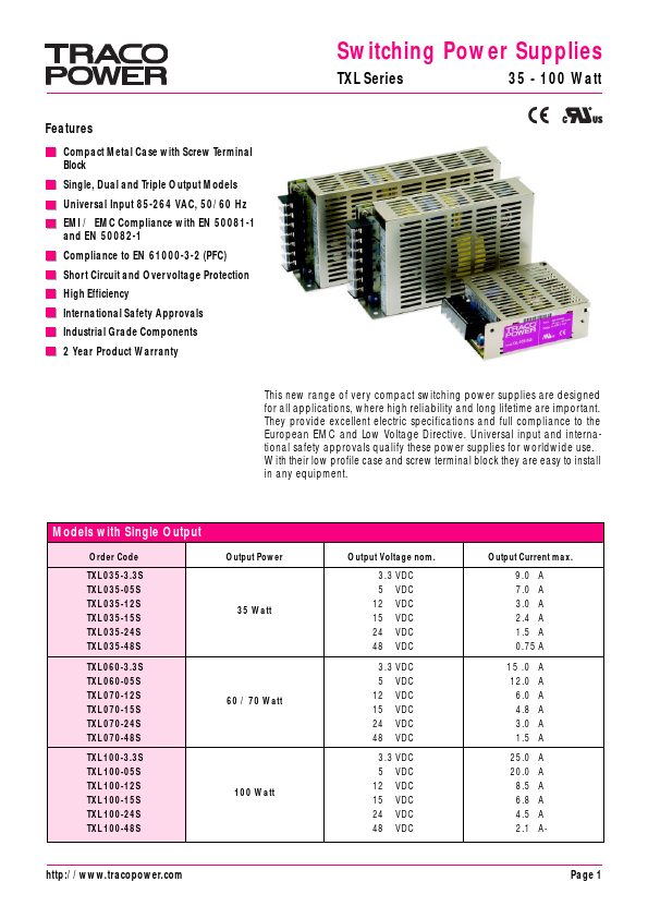 TXL100-12S