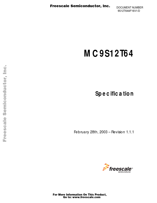 MC9S12T64