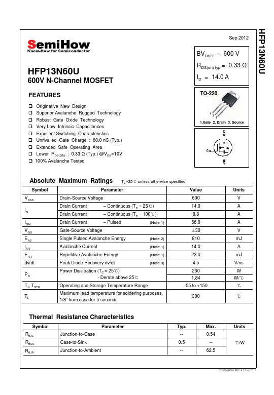 HFP13N60U