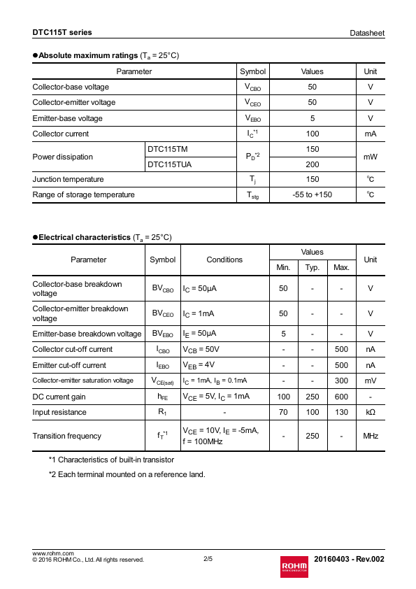 DTC115TM