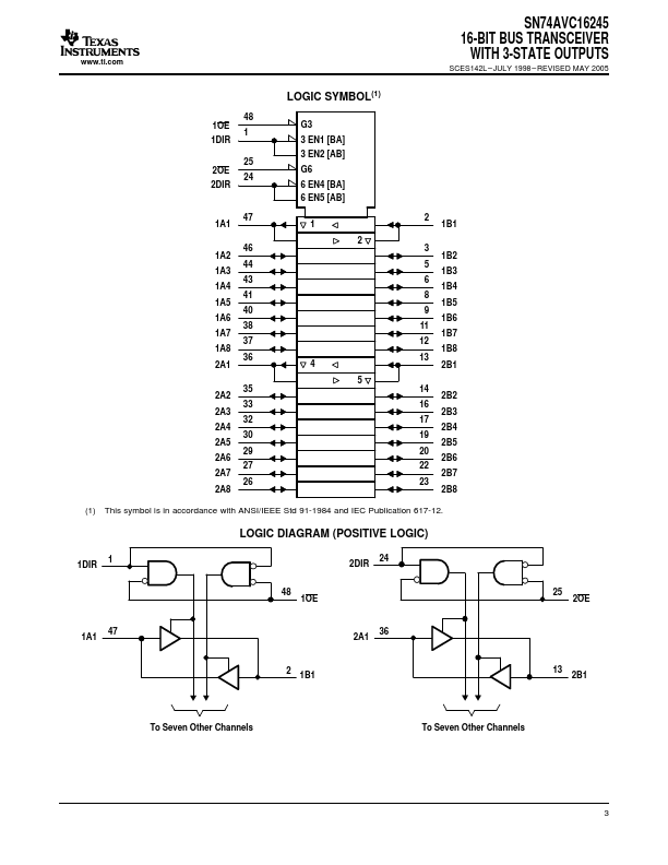 SN74AVC16245