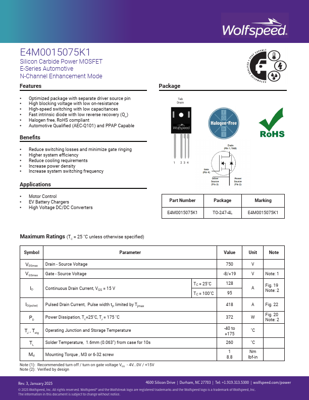E4M0015075K1 Datasheet Preview