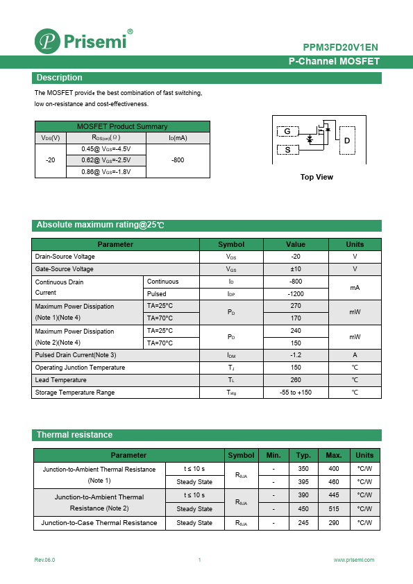 PPM3FD20V1EN Datasheet Preview