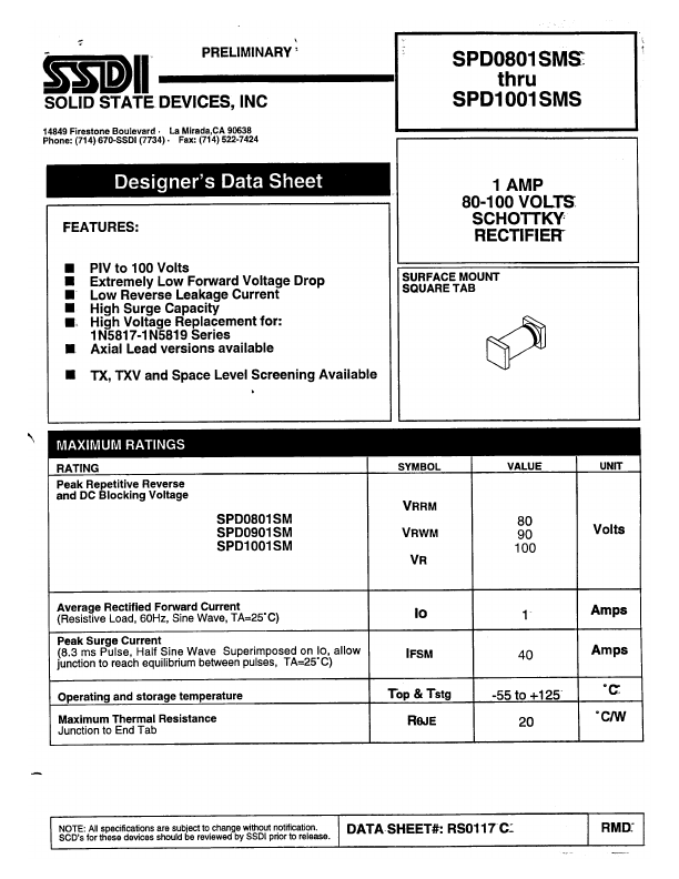 SPD1001SMS