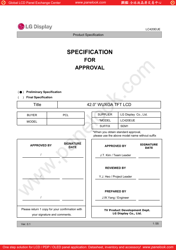 LC420EUE-SEM1