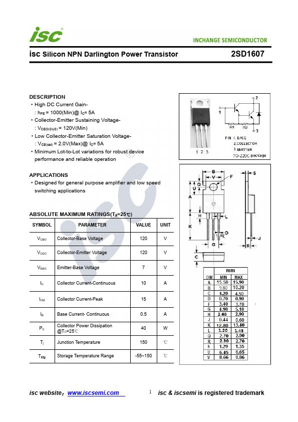 2SD1607