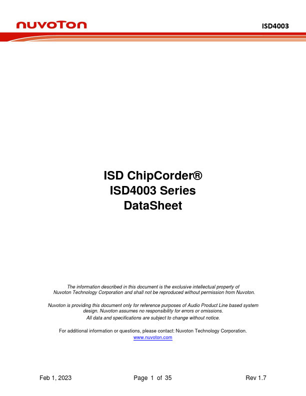 ISD4003