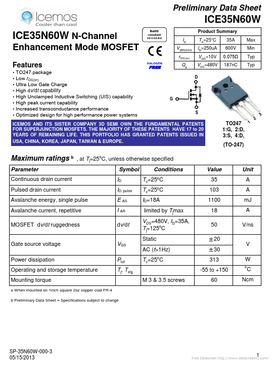 ICE35N60W