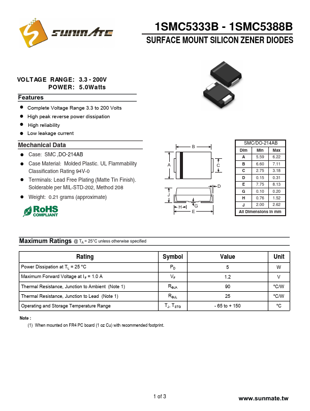 1SMC5334B