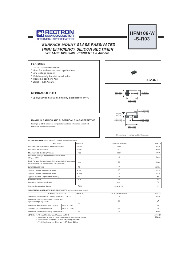 HFM108-W-S-R03