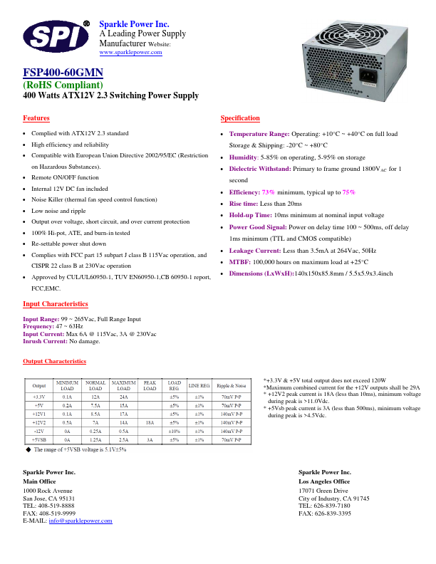 FSP400-60GMN