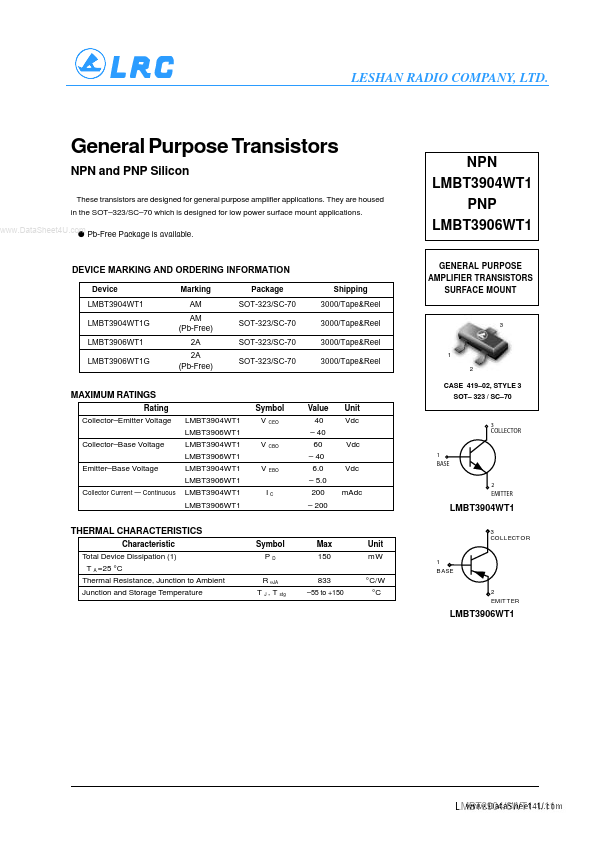 LMBT3904WT1