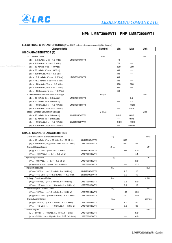 LMBT3904WT1