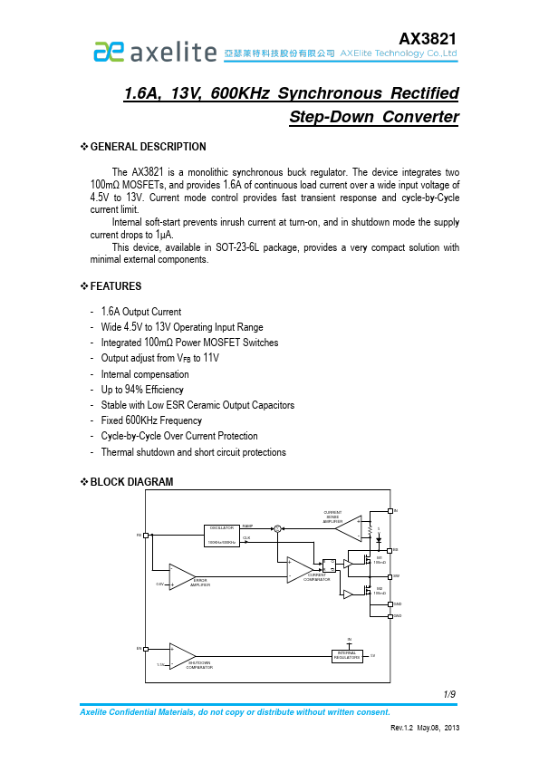 AX3821