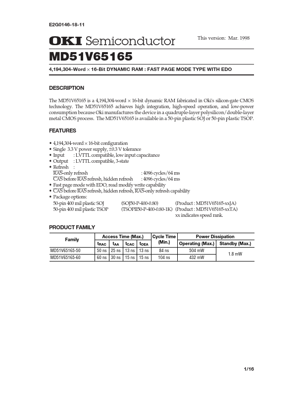 MD51V65165