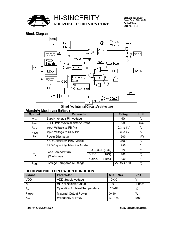 H6850