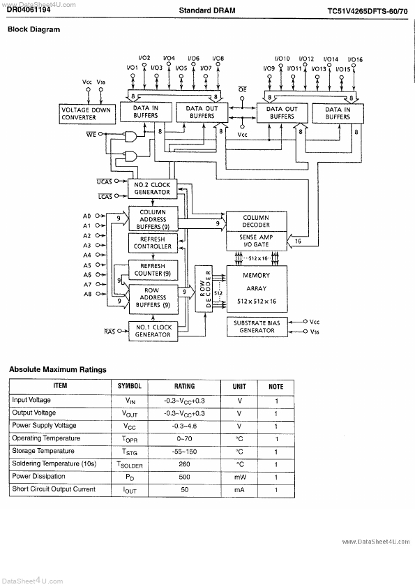 TC51V4265DFTS-60