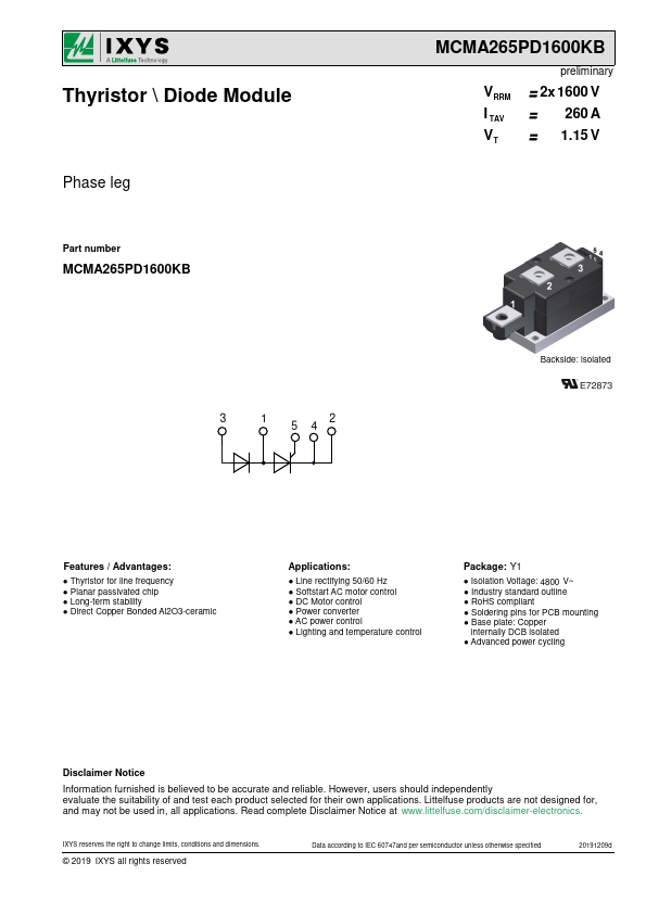 MCMA265PD1600KB