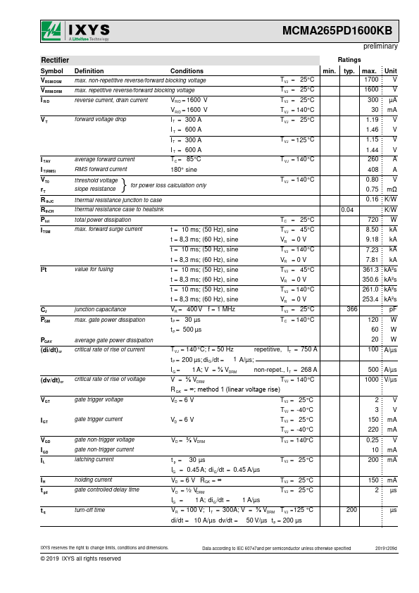 MCMA265PD1600KB