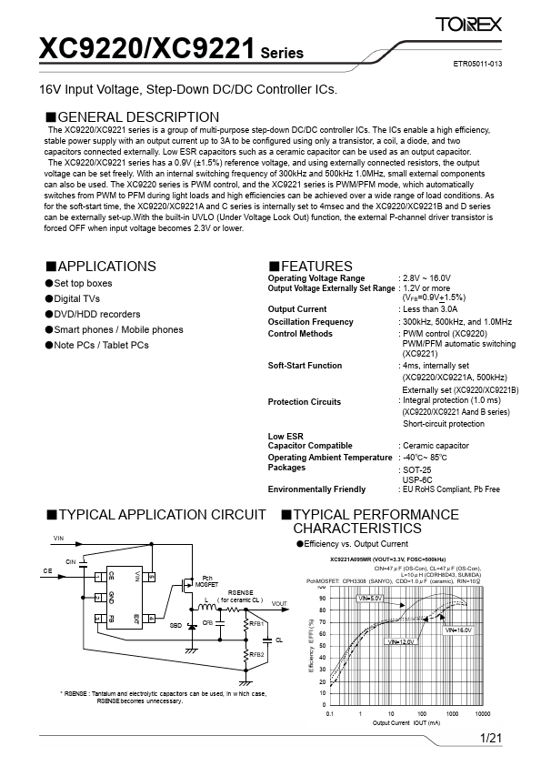 XA9220 datasheet page 1 preview